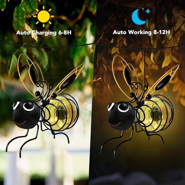 NectarGlow Solar Bees - Transform Your Garden into a Luminous Dreamscape - 50% OFF