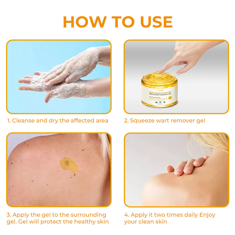 ClearSkin Erase Gel – Target Dark Spots, Moles & Blemishes with Precision - 50% OFF