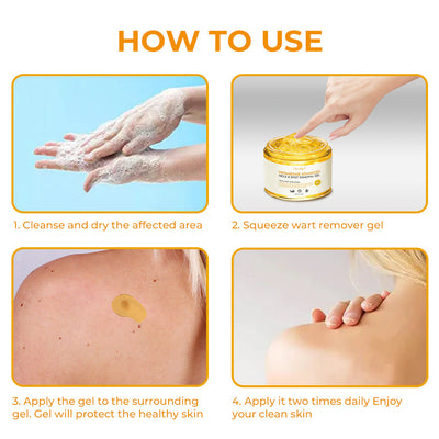 ClearSkin Erase Gel – Target Dark Spots, Moles & Blemishes with Precision - 50% OFF