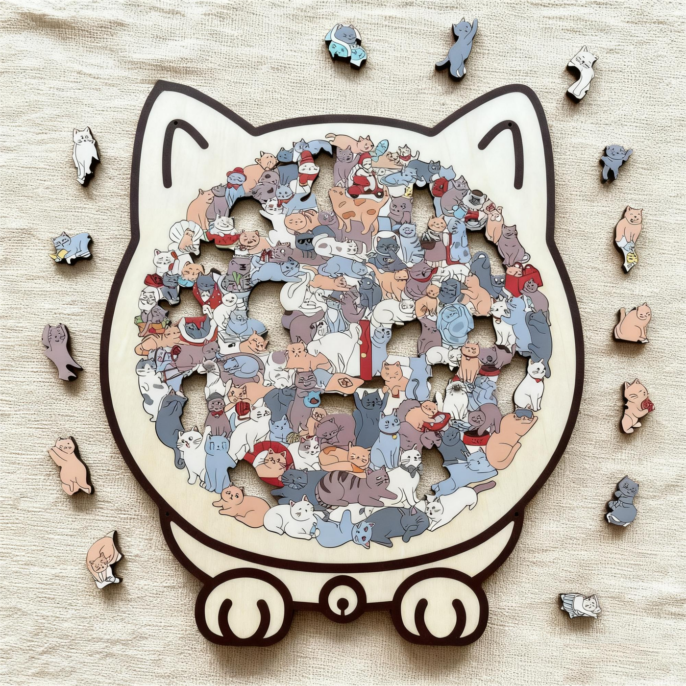 The Cat-Shaped Puzzle - The Purr-fect Gift for Stress Relief + 50% OFF