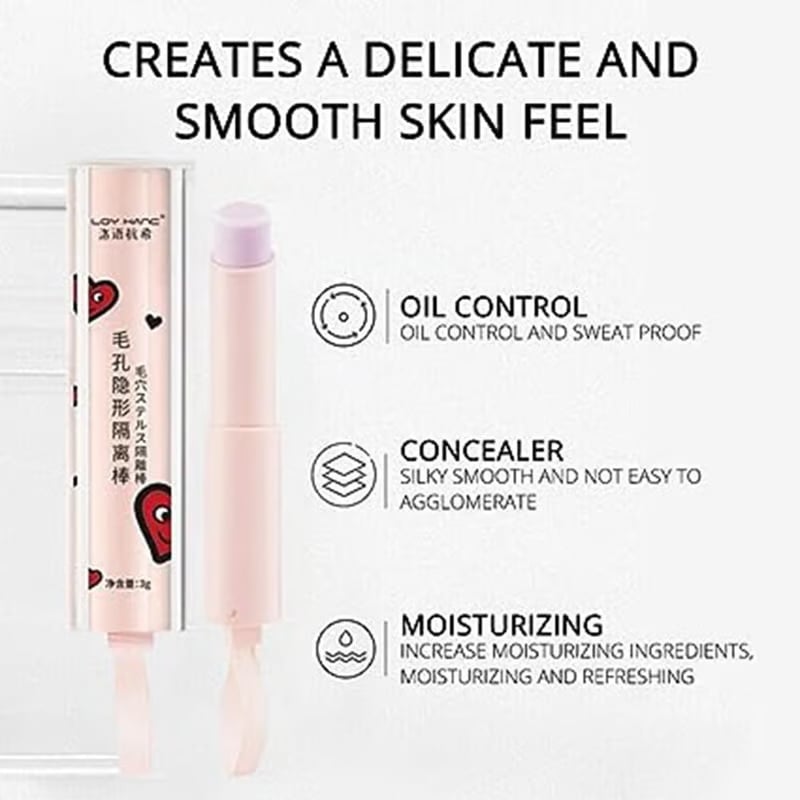 Pore Invisible Makeup Stick – Smooth, Poreless Skin in Seconds - 1+1 FREE