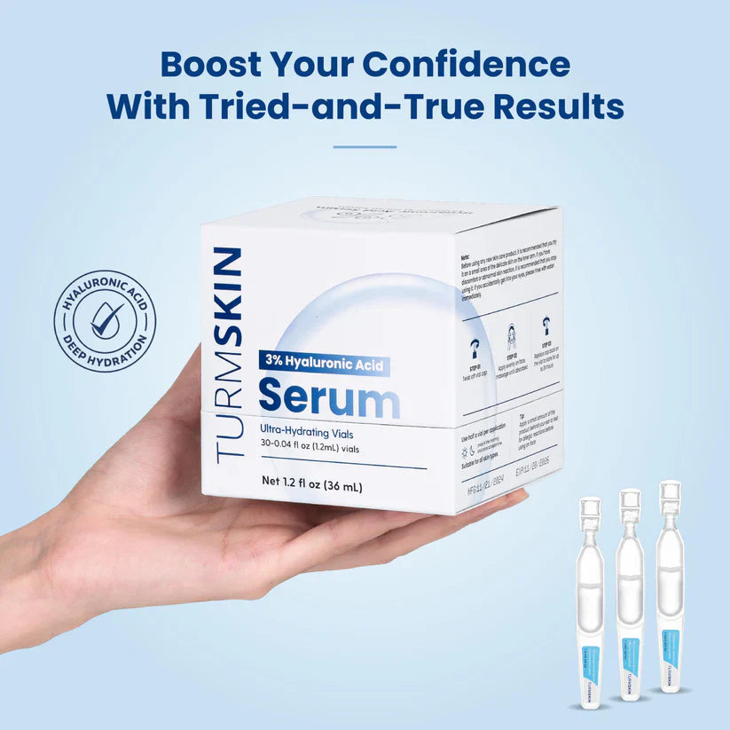 The TurmSkin Ultra Hydrating Serum - A Youthful Glow, Without the Clinic + 50% OFF