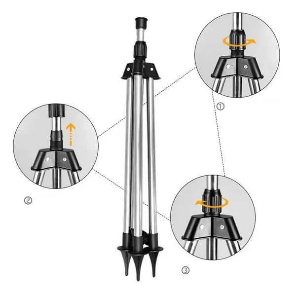 Rotating Tripod Sprinkler – 360° Adjustable Coverage - 50% OFF