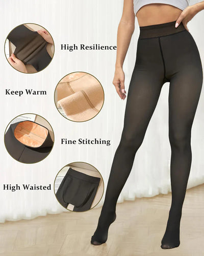 The SheerWarm Fleece Tights - Wear Dresses in Winter + 50% OFF