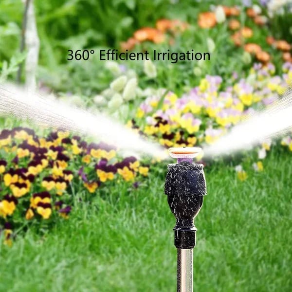 Rotating Tripod Sprinkler – 360° Adjustable Coverage - 50% OFF