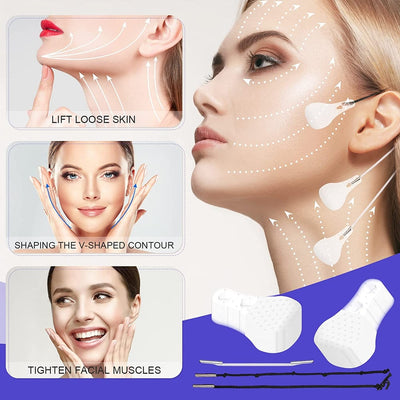 GlowLift Ultra Invisible Face Lift Stickers – Instant V-Shape Without Surgery - 50% OFF