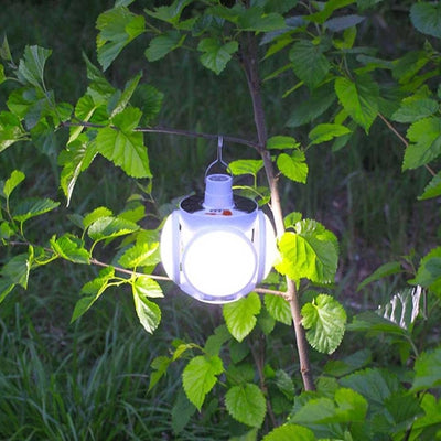 2-in-1 Foldable Solar Camping Light – Brighten Every Adventure, Rain or Shine - 50% OFF