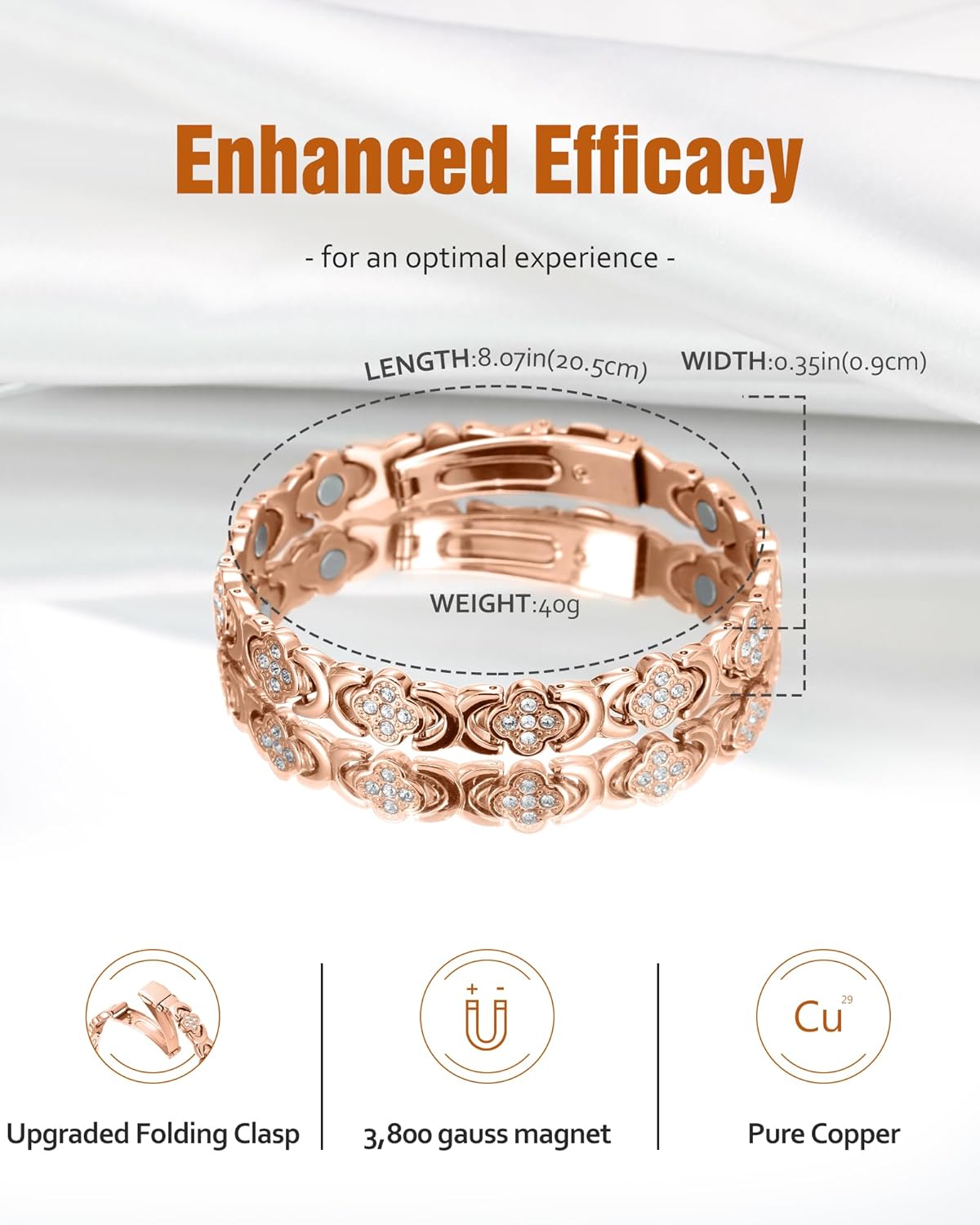 MagnaCalm Copper Bracelet - Relief Disguised as Jewelry + 50% OFF