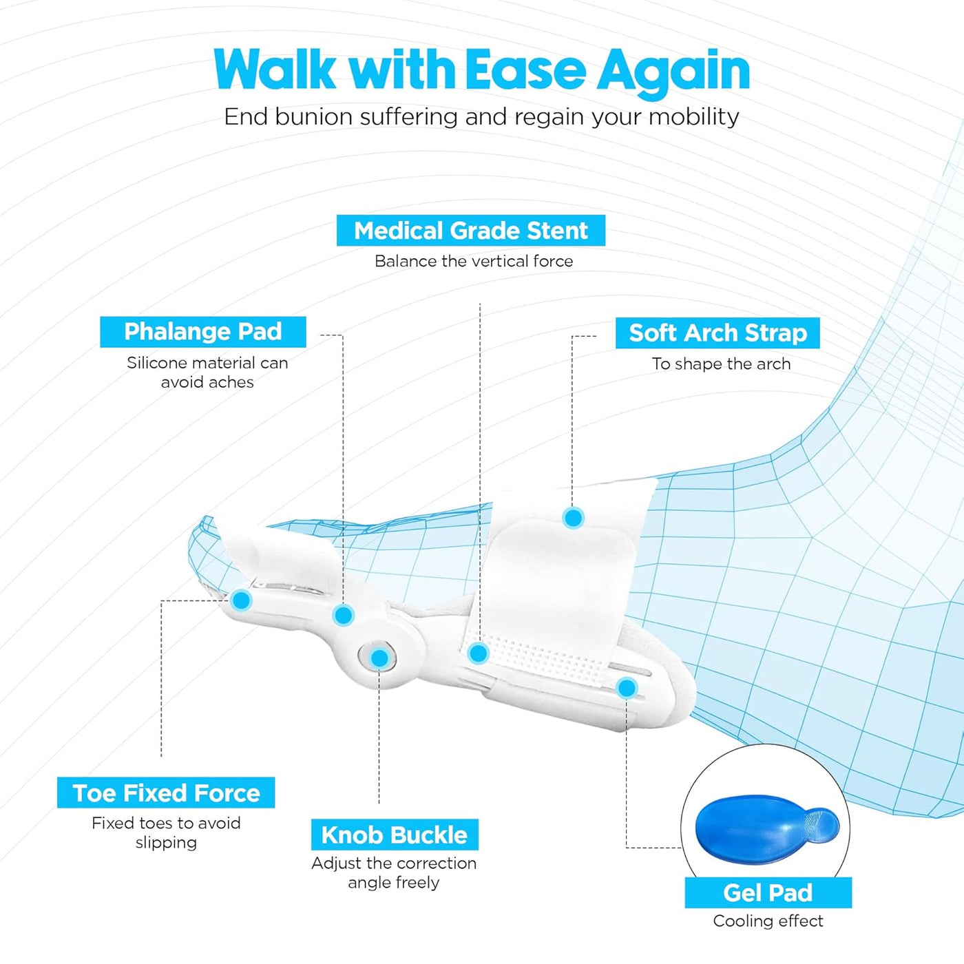 OrthoAlign Brace - Walk Pain-Free Again - 50% OFF