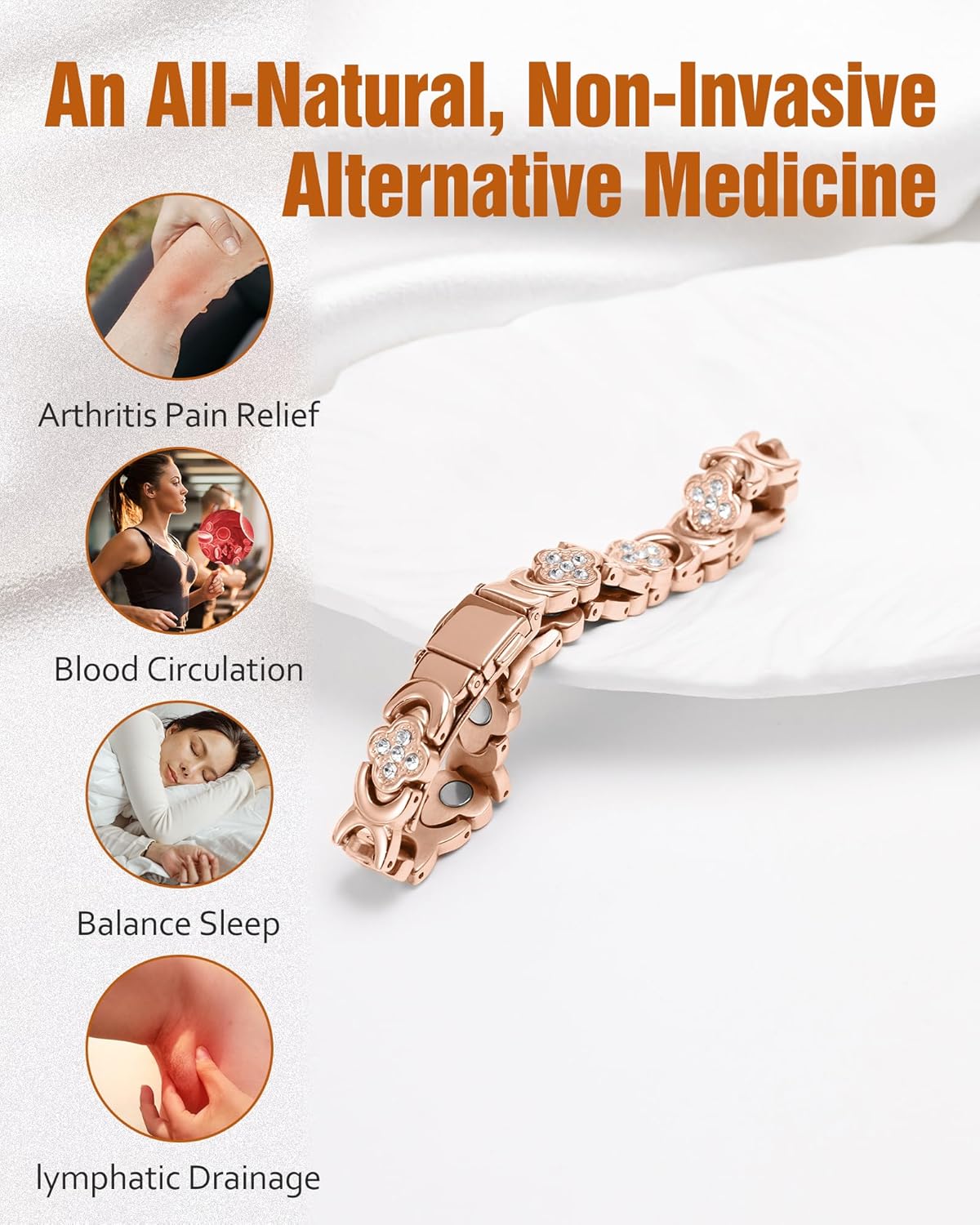 MagnaCalm Copper Bracelet - Relief Disguised as Jewelry + 50% OFF
