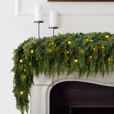 The EverLush Cedar Garland - Cozy Glow, Zero Hassle + CHRISTMAS HOT SALE 50% OFF