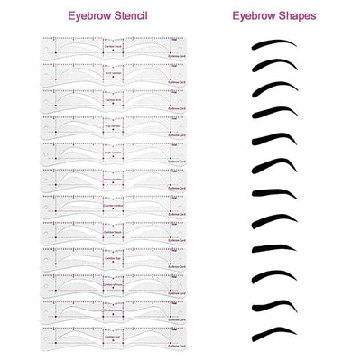 The BrowArchitect Kit - Perfect, Symmetrical Brows in Seconds (12 pack) - 50% OFF