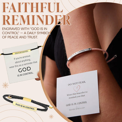 The FaithFocus Bracelet - Find Strength in Faith + 1+1 FREE