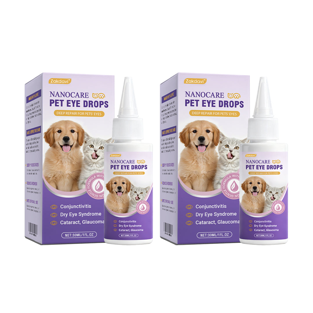 NanoCare Pet Eye Drops - Say "Hello, Healthy Eyes!" + 50% OFF