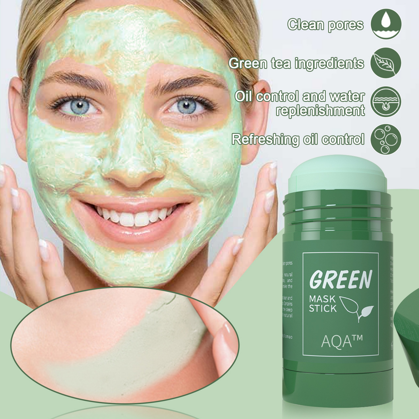 GreenGlow Deep Cleanse Stick – Purify, Balance & Glow - 50% OFF