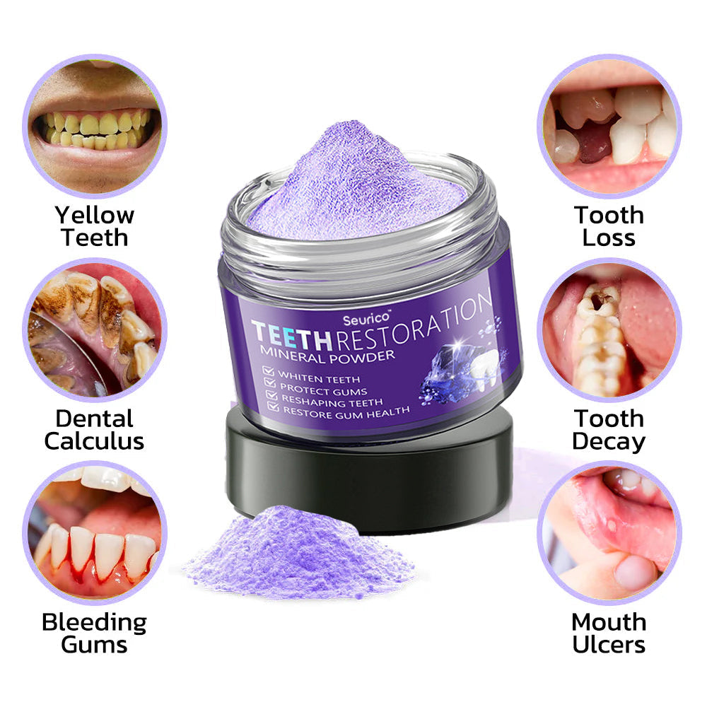 The BioShield Mineral Powder - Rebuild Your Enamel, End Sensitivity + 50% OFF