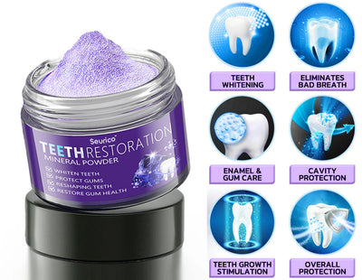 The BioShield Mineral Powder - Rebuild Your Enamel, End Sensitivity + 50% OFF