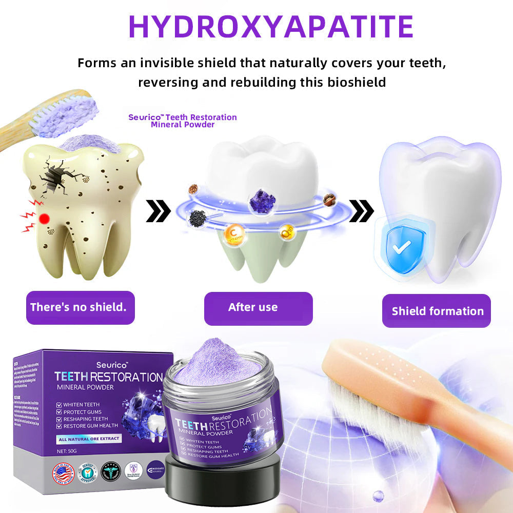 The BioShield Mineral Powder - Rebuild Your Enamel, End Sensitivity + 50% OFF