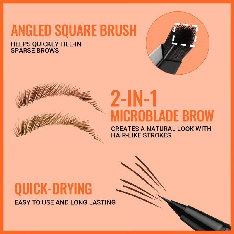 The 4D Brow Pen - Natural, All-Day Brows & Liner in One + 1+1 FREE