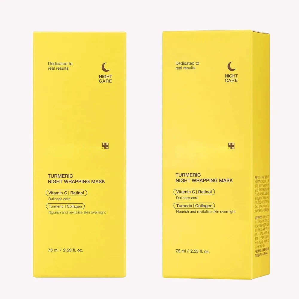 GlowRest Kojic Acid Turmeric Night Wrapping Mask – Wake Up to Radiant, Even-Toned Skin - 50% OFF