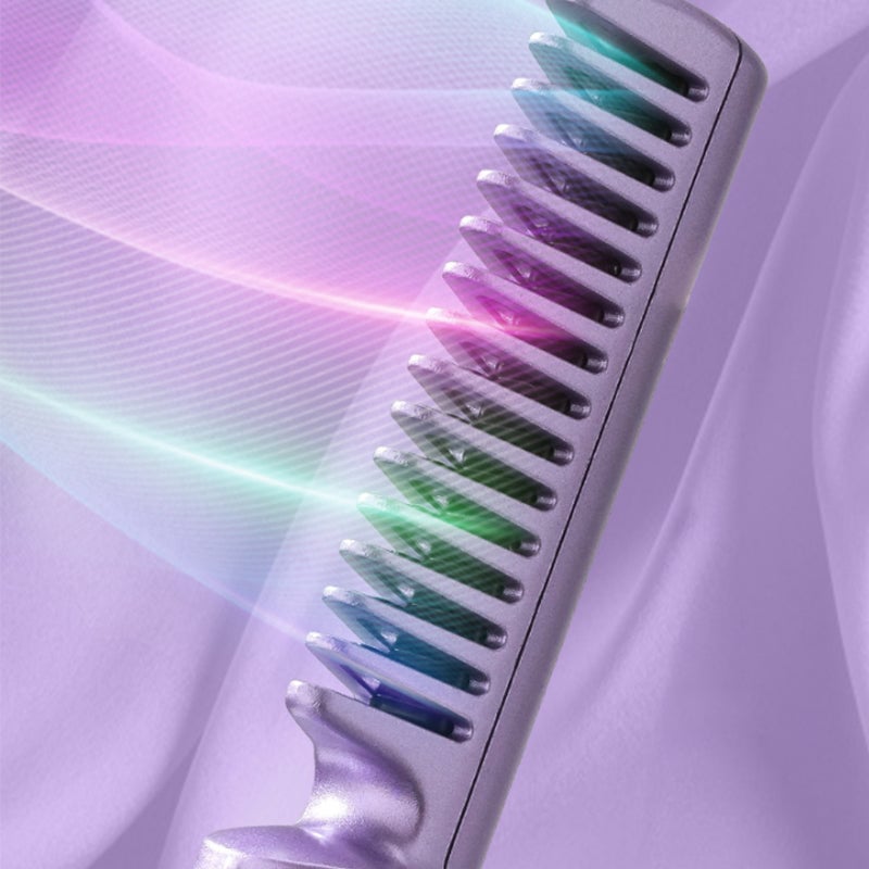 GlamGlide Rechargeable Hair Straightening Comb – Style Anytime, Anywhere - 60% OFF