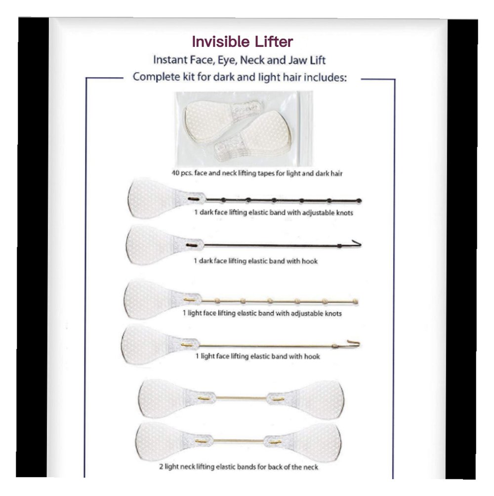 GlowLift Ultra Invisible Face Lift Stickers – Instant V-Shape Without Surgery - 50% OFF