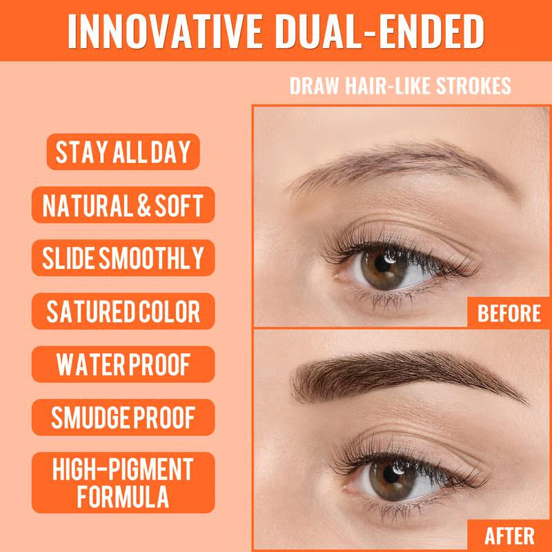 The 4D Brow Pen - Natural, All-Day Brows & Liner in One + 1+1 FREE