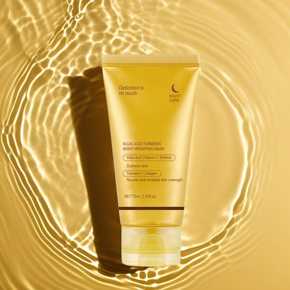 GlowRest Kojic Acid Turmeric Night Wrapping Mask – Wake Up to Radiant, Even-Toned Skin - 50% OFF