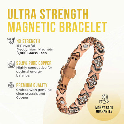 MagnaCalm Copper Bracelet - Relief Disguised as Jewelry + 50% OFF