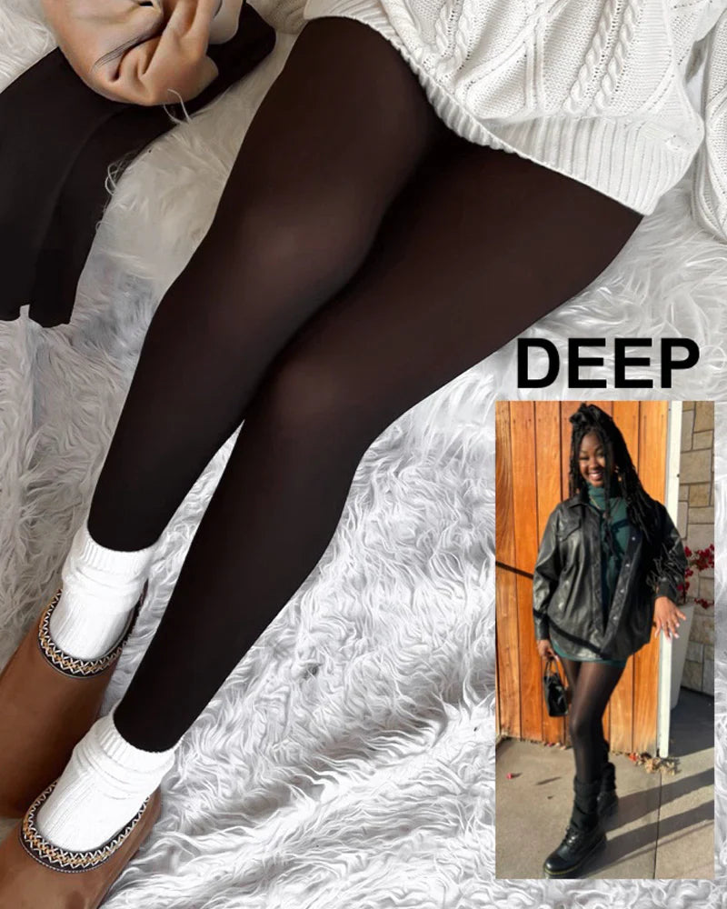 The SheerWarm Fleece Tights - Wear Dresses in Winter + 50% OFF