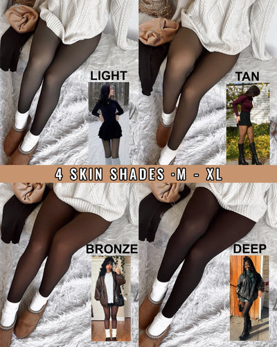 The SheerWarm Fleece Tights - Wear Your Favorite Dresses in Winter + 50% OFF