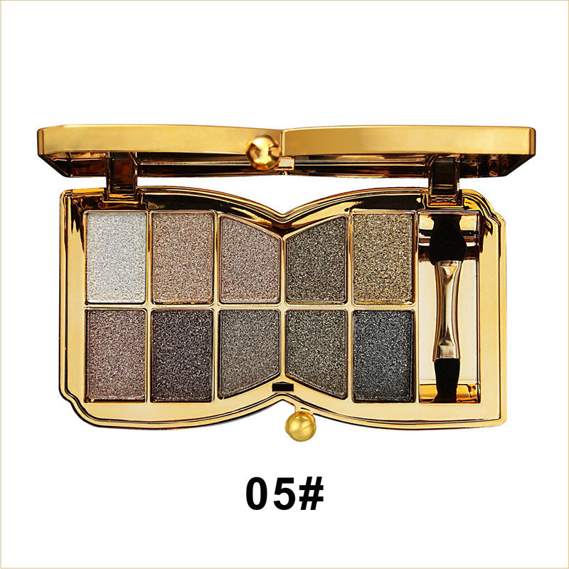 1 + 1 FREE -  GlamWhirl 10-Color Glitter Eyeshadow Palette – Dazzle Every Look, Every Time