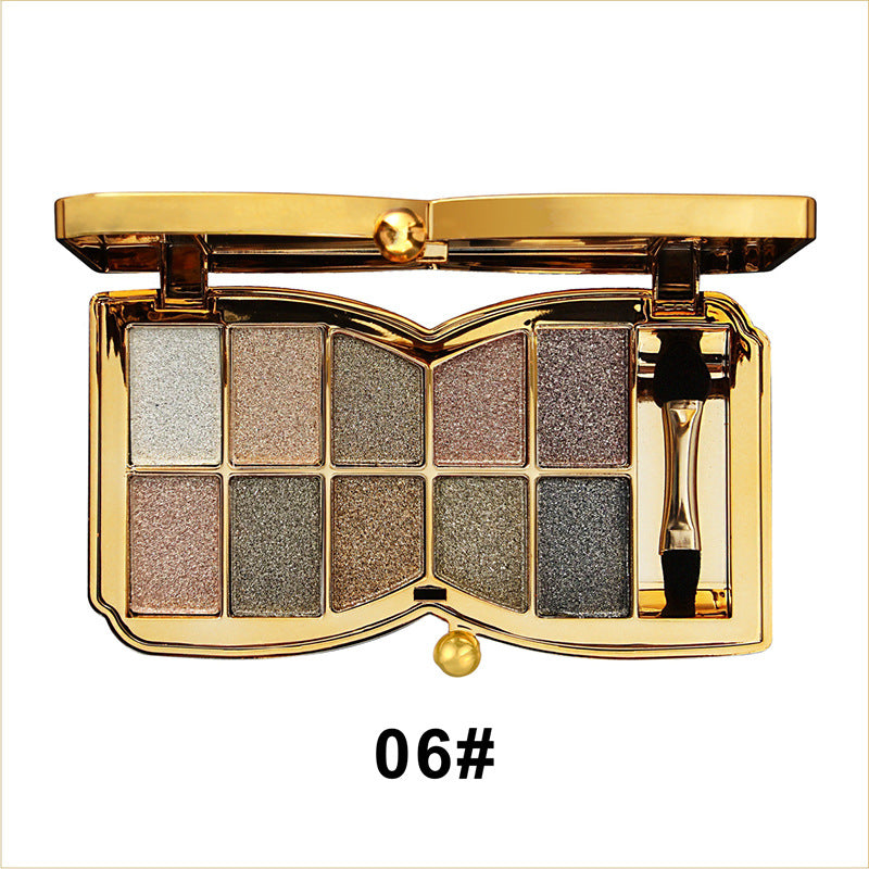 1 + 1 FREE -  GlamWhirl 10-Color Glitter Eyeshadow Palette – Dazzle Every Look, Every Time