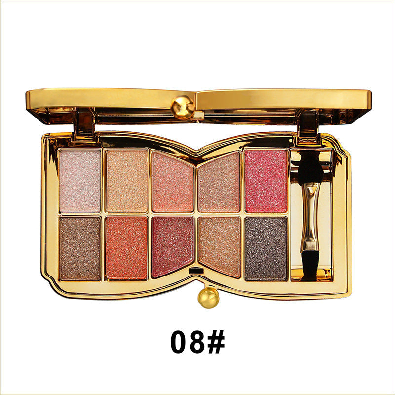 1 + 1 FREE -  GlamWhirl 10-Color Glitter Eyeshadow Palette – Dazzle Every Look, Every Time