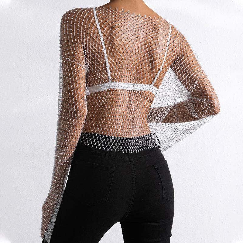 The Starlet Mesh Top - Instant Dazzle, Zero Compromise + 50% OFF