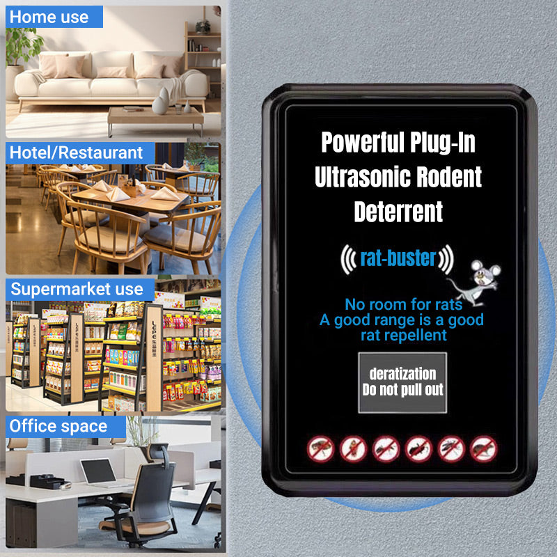 SilentGuard 360 – Smart Ultrasonic Rodent Repeller - 50% OFF